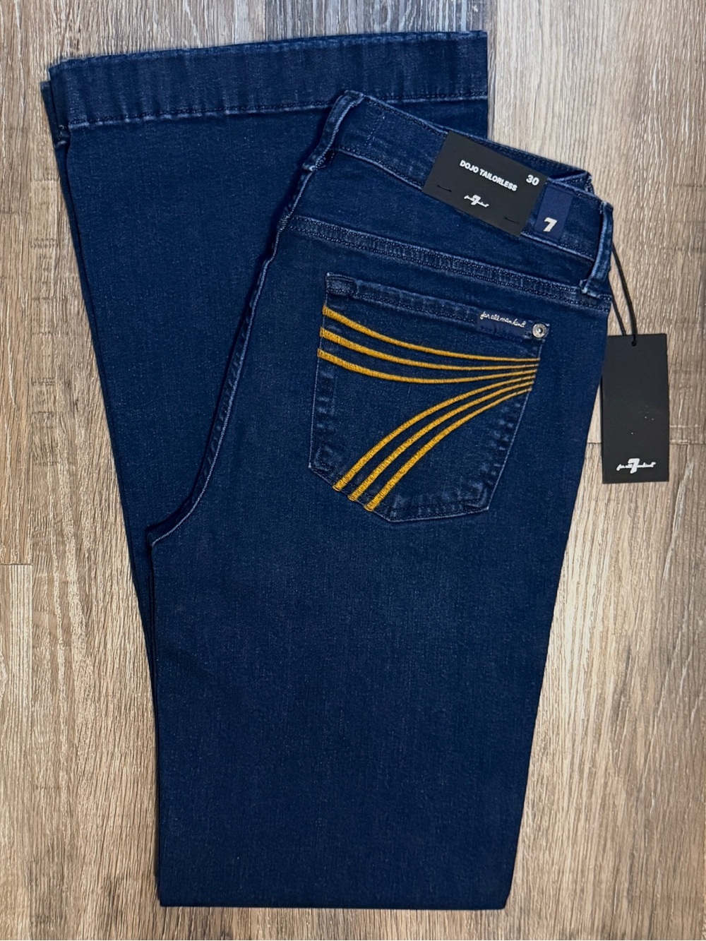 NWT 7 For All Mankind Tailorless Dojo Jeans 7FAMK